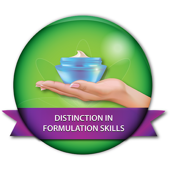 Distinction in Formulation Skills badge